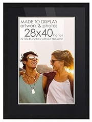 28x40 frame black for sale  Delivered anywhere in USA 