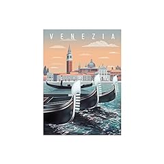Poster venezia italia usato  Spedito ovunque in Italia 