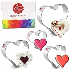 Ann Clark Cookie Cutters 4-Piece Heart Cookie Cutter, used for sale  Delivered anywhere in USA 