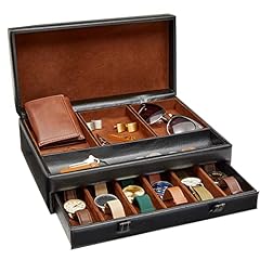 Used, Juvale Mens Dresser Organizer, Valet Tray for Watches for sale  Delivered anywhere in USA 