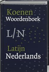 Koenen woordenboek latijn d'occasion  Livré partout en Belgiqu