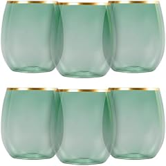 Elegant stemless green for sale  Delivered anywhere in USA 