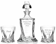 Personalised decanter crystal for sale  Delivered anywhere in UK
