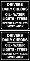 Drivers daily checks for sale  Delivered anywhere in UK