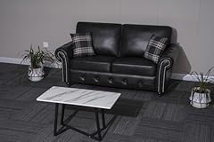 Black seater sofa for sale  Delivered anywhere in UK