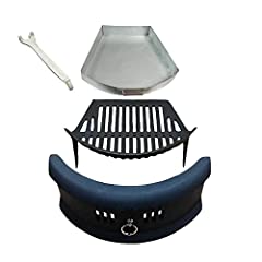 Complete Cast Iron Fire Set. Comprising of Grate Ashpan for sale  Delivered anywhere in Ireland