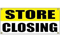 Closing banner retail for sale  Delivered anywhere in USA 