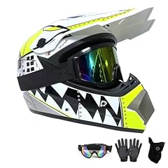 Abxujwub casco motocross usato  Spedito ovunque in Italia 