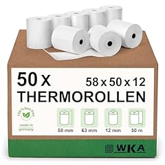 Thermorollen 58mm 50m gebraucht kaufen  Wird an jeden Ort in Deutschland