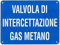 Cartello segnaletico valvola usato  Spedito ovunque in Italia 