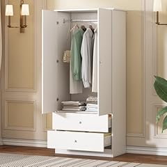 Hommdiy kleiderschrank weiss gebraucht kaufen  Wird an jeden Ort in Deutschland
