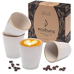 Ecobuna espressotassen set gebraucht kaufen  Wird an jeden Ort in Deutschland