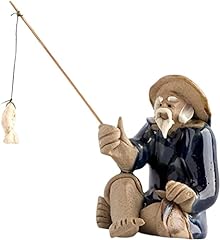 Fisherman figurine ceramic for sale  Delivered anywhere in USA 