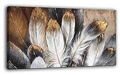 Feather canvas wall for sale  Delivered anywhere in USA 