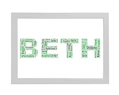 Personalised word art for sale  Delivered anywhere in UK