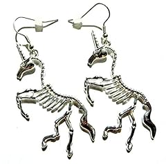 Unicorn skeleton earrings for sale  Delivered anywhere in USA 