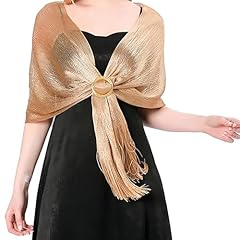 Dilusilk gold shawl for sale  Delivered anywhere in UK