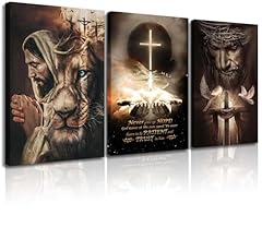 3pcs jesus wall for sale  Delivered anywhere in USA 