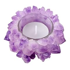 Amethyst kerzenhalter gemstone gebraucht kaufen  Wird an jeden Ort in Deutschland