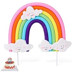 Rainbow cake topper for sale  Delivered anywhere in USA 