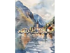 Lake como watercolor for sale  Delivered anywhere in USA 