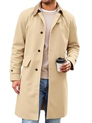 Runcati mens trench for sale  Delivered anywhere in USA 