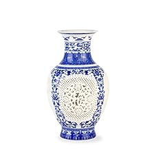 Blue white vase for sale  Delivered anywhere in USA 