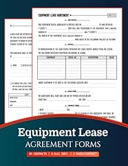 Equipment lease agreement for sale  Delivered anywhere in USA 