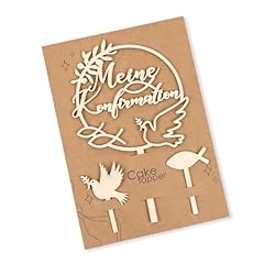 Tortendeko konfirmation holz gebraucht kaufen  Wird an jeden Ort in Deutschland