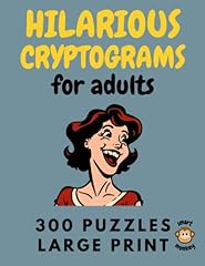 Hilarious cryptograms adults for sale  Delivered anywhere in USA 