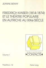 Friedrich kaiser théâtre d'occasion  Livré partout en France