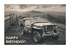 Happy birthday willys for sale  Delivered anywhere in UK