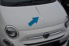 fiat 500 chrome bonnet for sale  Delivered anywhere in UK