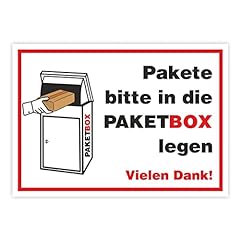 Paketbox aufkleber pakete gebraucht kaufen  Wird an jeden Ort in Deutschland