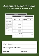 Taxi account books for sale  Delivered anywhere in UK