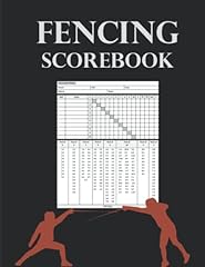 Fencing Scorebook: For Keeping Score at Fencing Events or Practice. usato  Spedito ovunque in Italia 