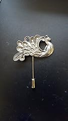 Peacock pewter motif for sale  Delivered anywhere in UK