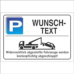 Parkplatzschild wunschtext alu gebraucht kaufen  Wird an jeden Ort in Deutschland