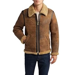 Men shearling leather for sale  Delivered anywhere in UK