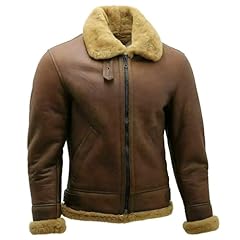 Men bomber sheepskin for sale  Delivered anywhere in UK