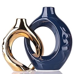 Blau goldene keramikvase gebraucht kaufen  Wird an jeden Ort in Deutschland