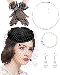 Bniksok black fascinators for sale  Delivered anywhere in USA 