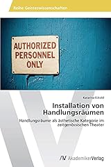 Installation handlungsräumen  gebraucht kaufen  Wird an jeden Ort in Deutschland