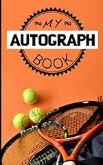 Autograph book tennis for sale  Delivered anywhere in USA 