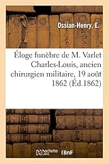 éloge funèbre varlet d'occasion  Livré partout en Belgiqu
