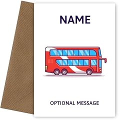 Personalised double decker for sale  Delivered anywhere in UK