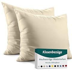 Kissenbezug 40x40 mikrofaser gebraucht kaufen  Wird an jeden Ort in Deutschland