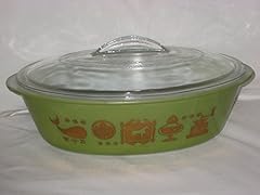 Vintage glasbake green for sale  Delivered anywhere in USA 