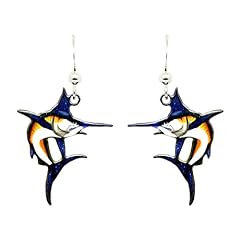 Marlin fish earrings for sale  Delivered anywhere in USA 