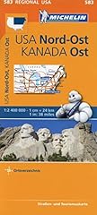 Michelin regionalkarte usa d'occasion  Livré partout en France